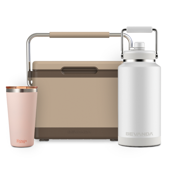 Brown / Pink / White