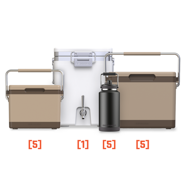 Black / White / Brown