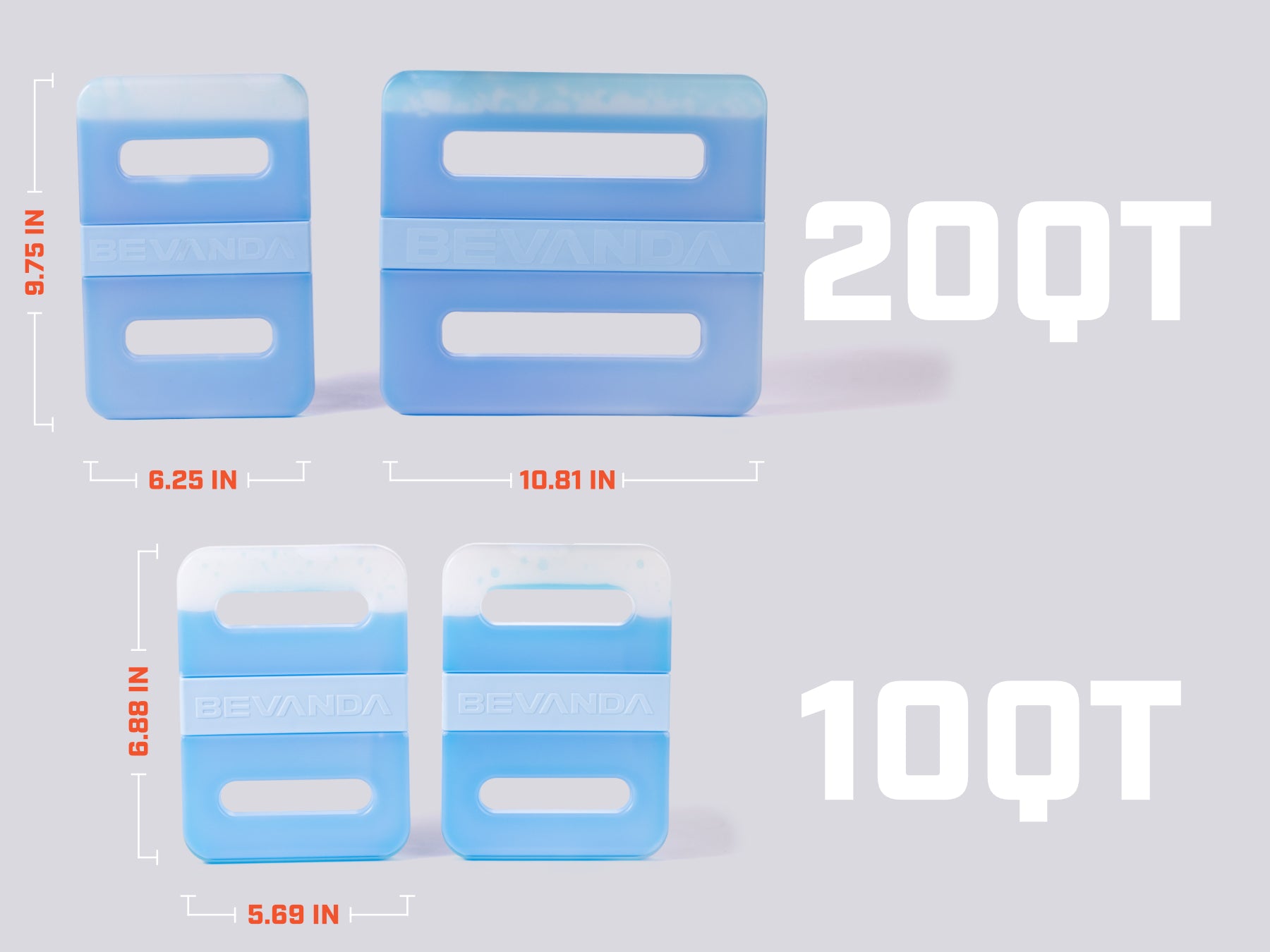 Extra Magnetic Ice Pack Set (Verge 20 qt) – Bevanda