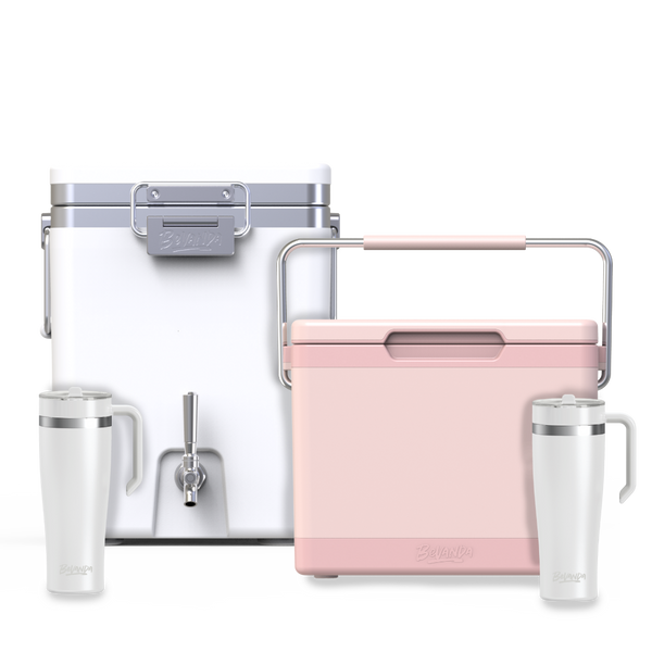 White / Pink / White